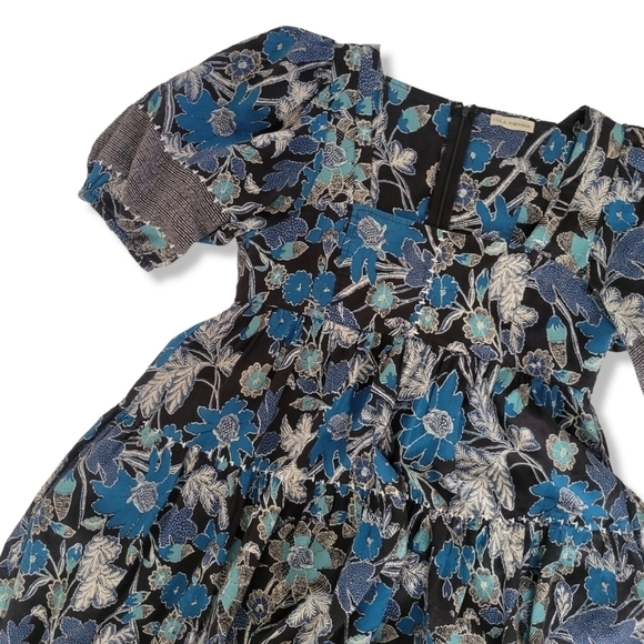 Ulla Johnson Lapis Nora Midi Dress 4 Rayon Fall Dress - Picture 8 of 13